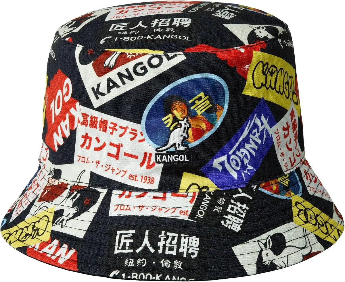 Kangol Adman Reversible Bucket Black